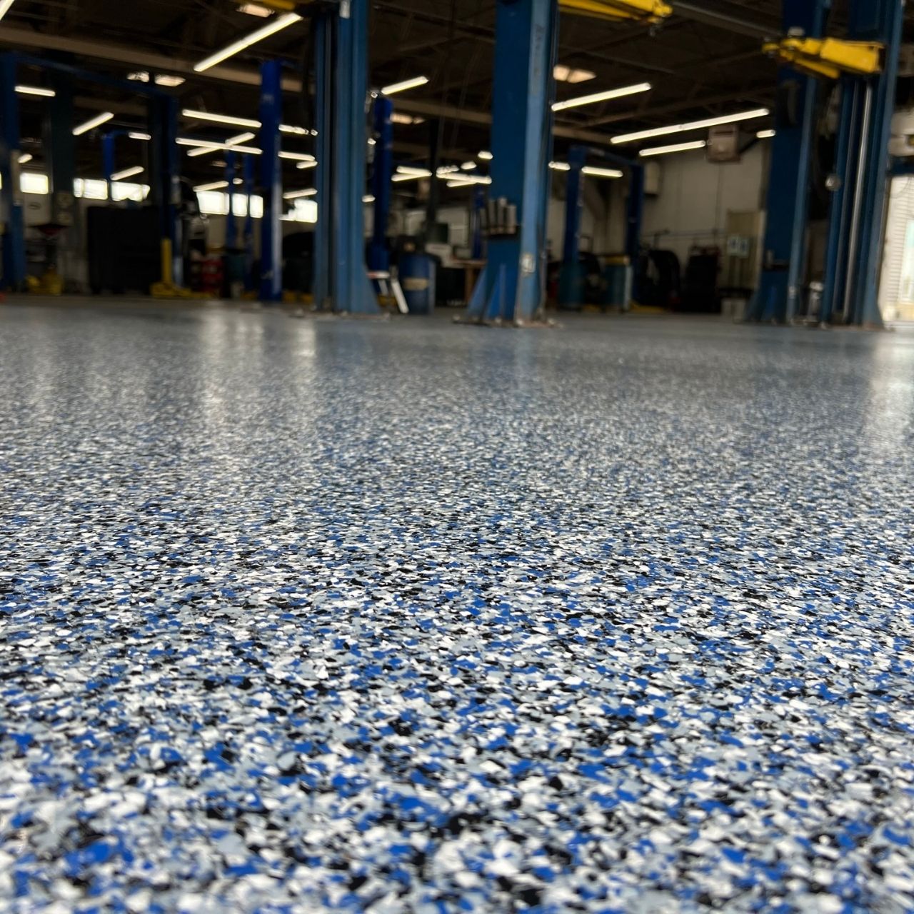 Auto shop showroom floor coating Springfield MO β Ozarks Concrete Coatings