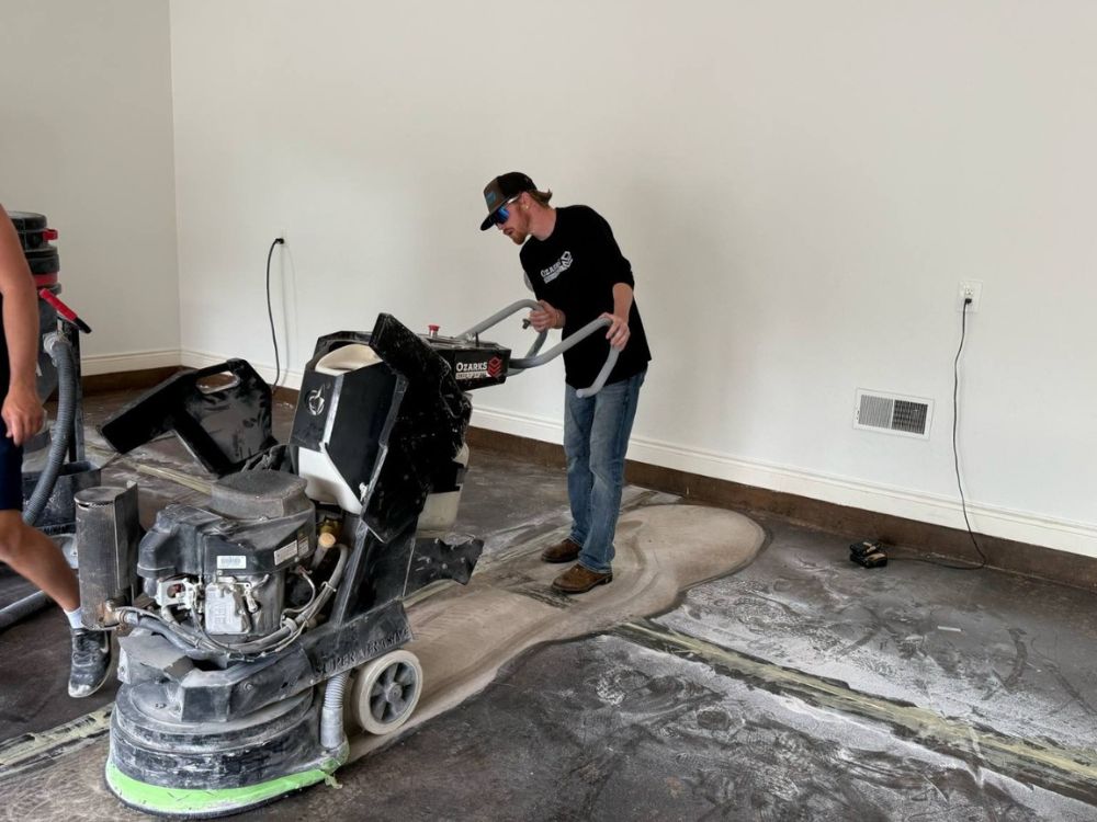 Concrete repair diamond grinding Springfield MO β Ozarks Concrete Coatings